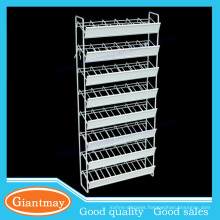 high quality detachable metal wire mesh supermarket display shelf